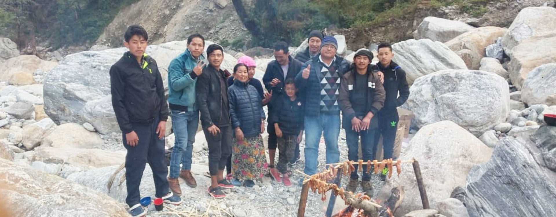 Greeting you with smile